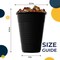 Exquisite Party Solids 12 Oz Plastic Cups – 100 Pack Disposable Cups for Parties & Events | Durable Plastic Party Cups | Bulk Drink Cups for Soda, plastic cup | Recyclable Disposable Cups for Everyday Use & Celebrations